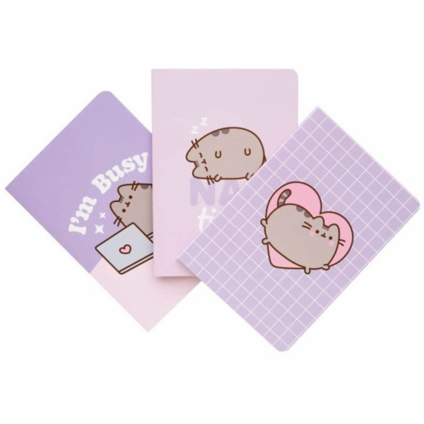Pusheen - Sada sešitů A6 z kolekce Moments, 3 ks.
