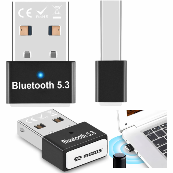 Mozos Bluetooth adaptér v5.3 pro 20m