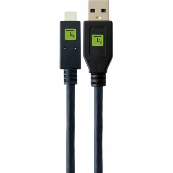 Techly Kabel USB-A - USB-C 0,5 m černý (ICOC MUSB31-CMAM05T)