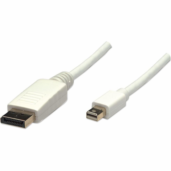 Manhattan DisplayPort Mini - DisplayPort kabel 2m bílý (3...