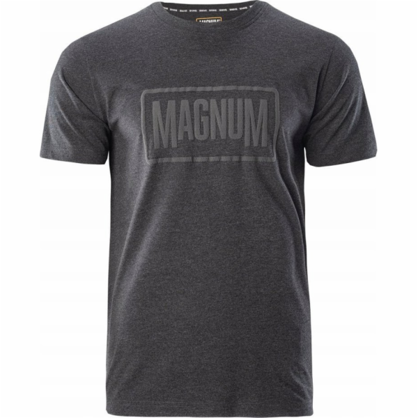 Magnum Tričko MAGNUM ESSENTIAL 2.0 ČERNÝ MELANŽ M