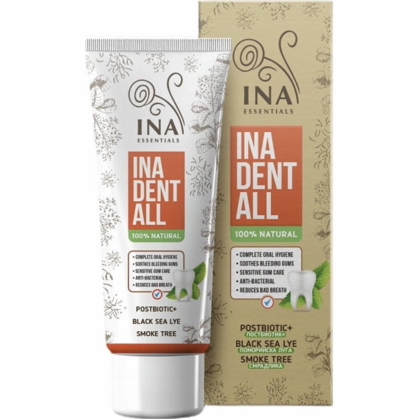 Essentials INA Ina Dent-All zubní pasta bez fluoridů 75ml