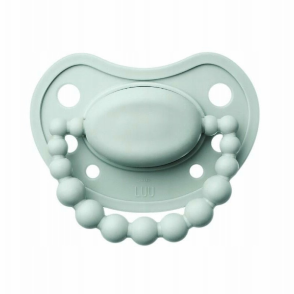NUK LUU DĚTSKÝ dudlík 3-6M LEDNÝ KRÁLOVSKÝ ŠALVĚJ