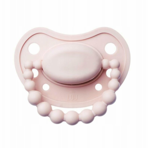 NUK LUU KIDS-PACTON 6M+ SAMETOVÁ RŮŽOVÁ