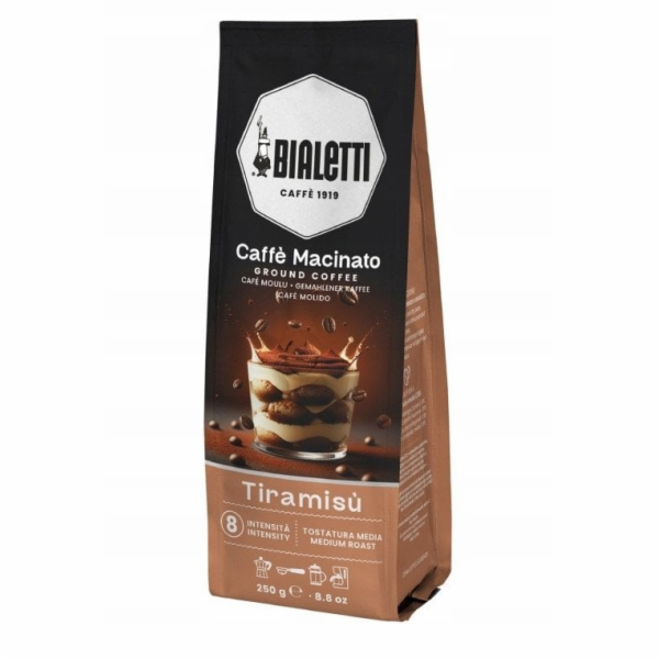 Bialetti Caffe Mletá káva Tiramisu Espresso 250g