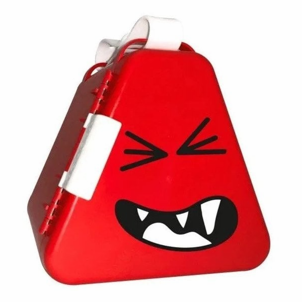 Trunki Přenosná hračkářská krabice TeeBee - červená