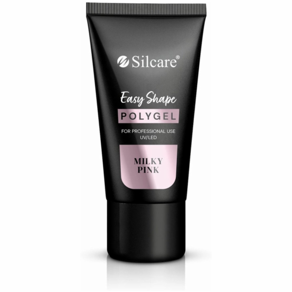 Silcare Akrylový gel Easy Shape Polygel, mléčně růžový, 30g