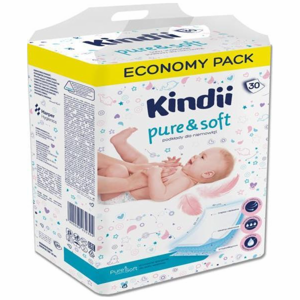 Kindii Kindii Pure & Soft jednorázové vložky pro miminka ...