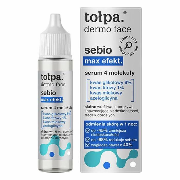 Tołpa Tołpa Dermo Face Sebio max efekt, sérum 4 molekuly ...