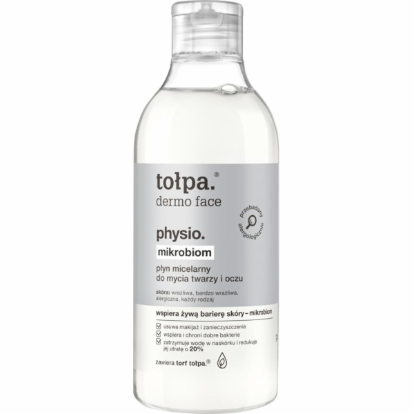 Tołpa Physio Mikrobiom Micelární čisticí tekutina na obli...