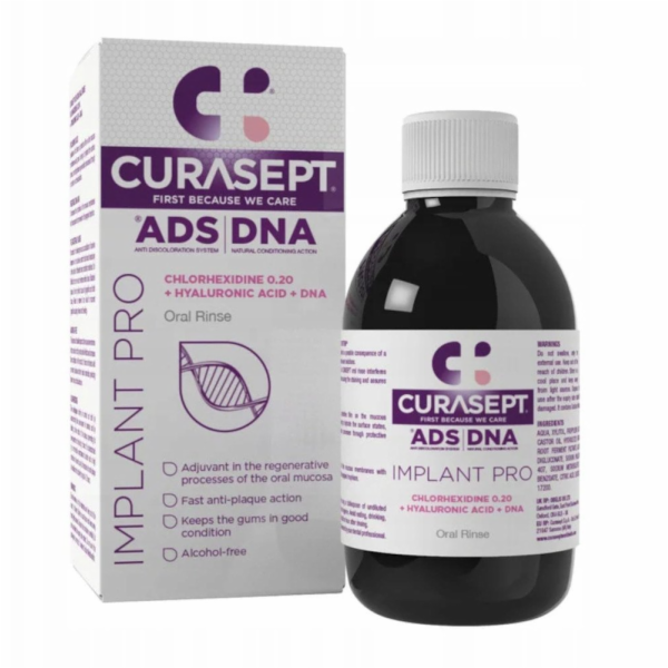 Curasept tekutý přípravek 200ml 0,2% ADS IMPLANT PRO