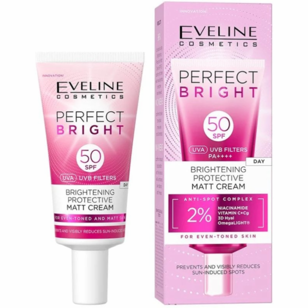 Eveline Perfect Bright rozjasňující a ochranný matný krém...