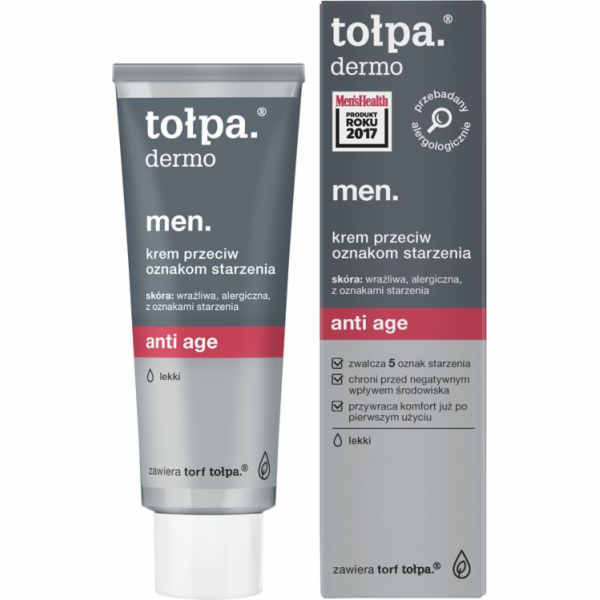 Tołpa Dermo Men. Anti Age, lehký krém proti stárnutí 40ml