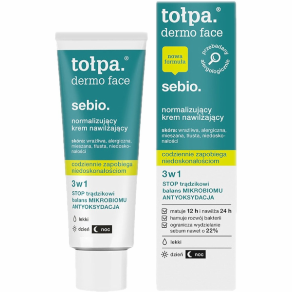 Tołpa Dermo Face Sebio normalizační hydratační krém 3v1 40ml