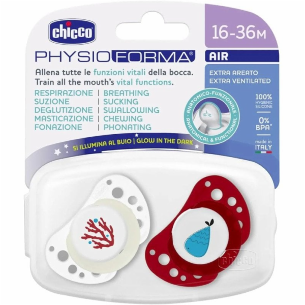 Chicco CHICCO-7503543-PACTON PF AIR SIL.16-36M 2 ks LUMI RED