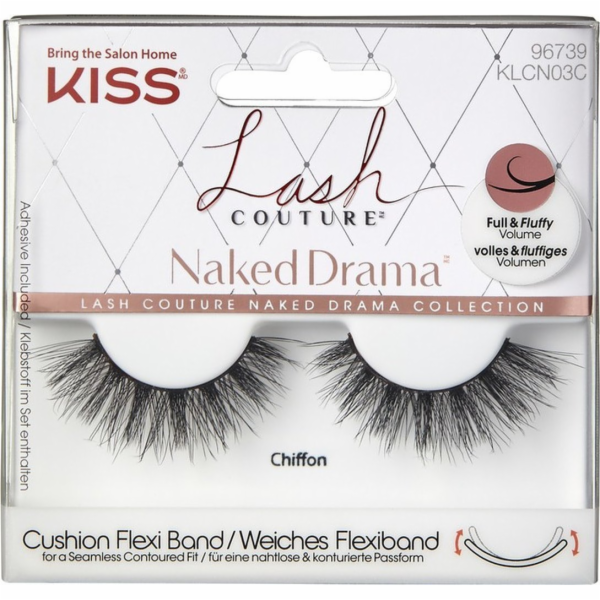 Kiss Umělé řasy Lash Couture Naked Drama - šifonové
