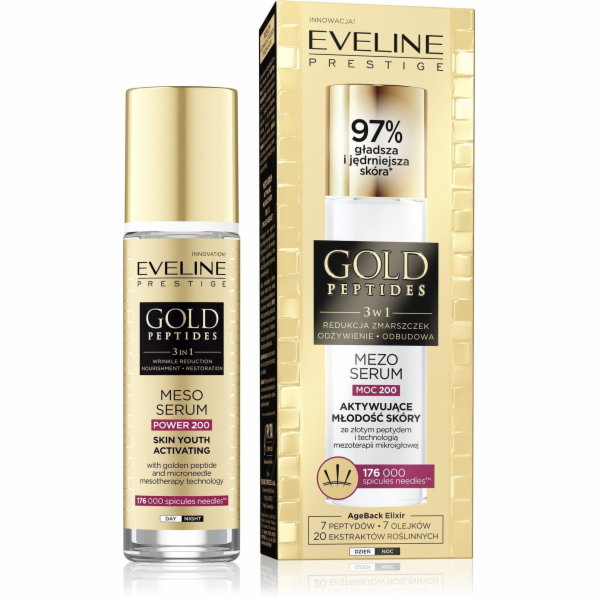 Eveline Gold Peptides Meso-sérum aktivující mládí pleti 3...