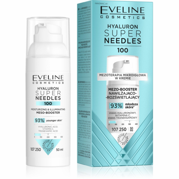 Eveline Hyaluron Super Needles 100 hydratační a rozjasňuj...