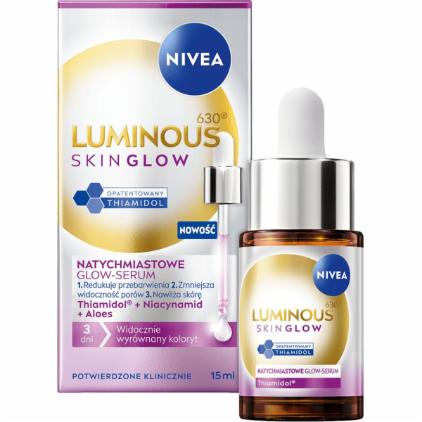 Nivea Luminous630 Skin Glow Serum s okamžitým rozjasněním...