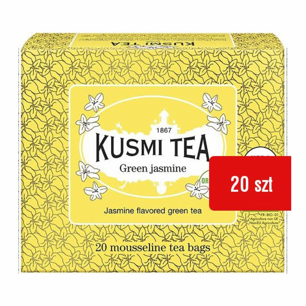 Brown House & Tea Kusmi Tea - Zelený jasmín Organic* - Ča...