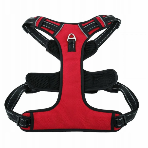 Amiplay Postroj pro psa OXFORD A velikost XL červená černá