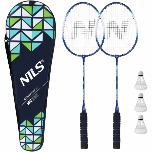 Nils NRZ2052 HLINÍKOVÁ / BADMINTONOVÁ SADA 2 RAKETY + 3 K...