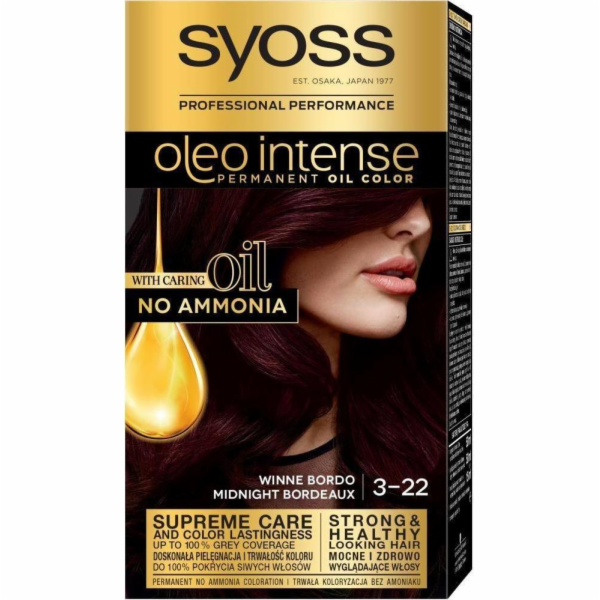 Syoss SYOSS_Oleo Intense permanentní barva na vlasy s ole...