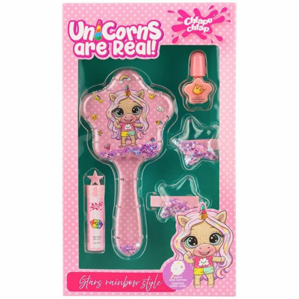 Chlapu Chlap SADA JEDNOROŽCŮ CHLAPU s kartáčem na vlasy