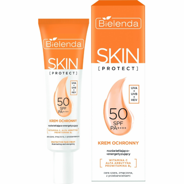 Bielenda Ochranný krém Skin Protect SPF 50 Rozjasňující a...