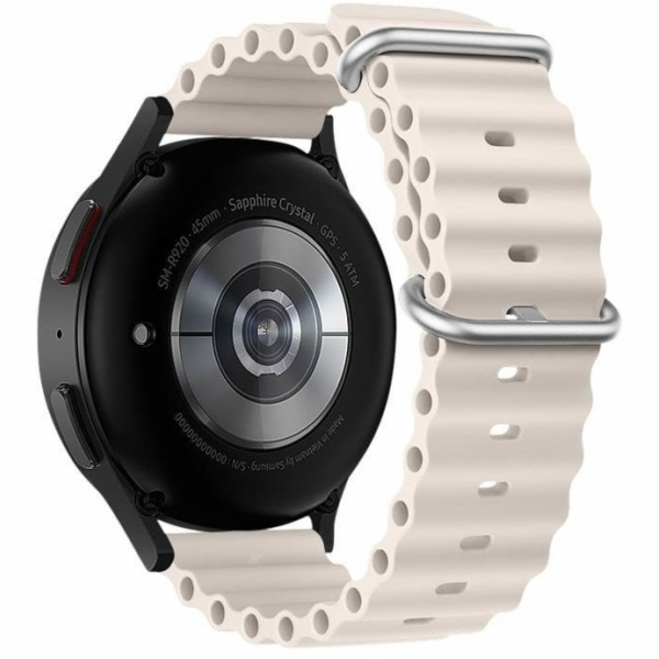 ForCell Silikonový řemínek pro hodinky Samsung FS01, béžo...