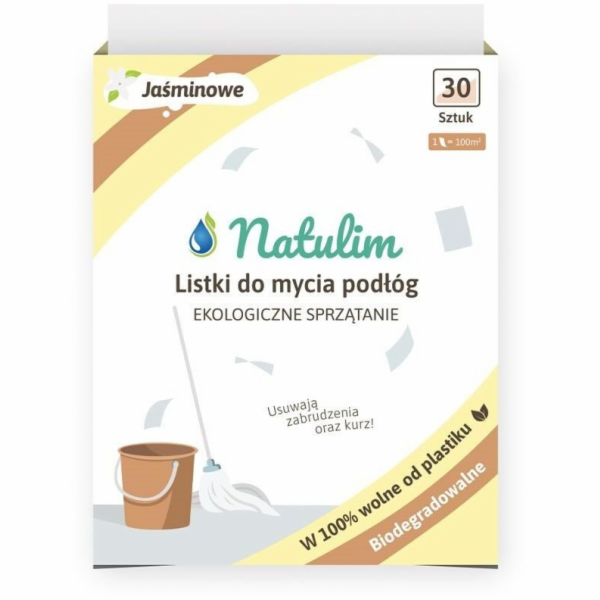 Natulim , univerzální čistič podlah v listech, 30 kusů