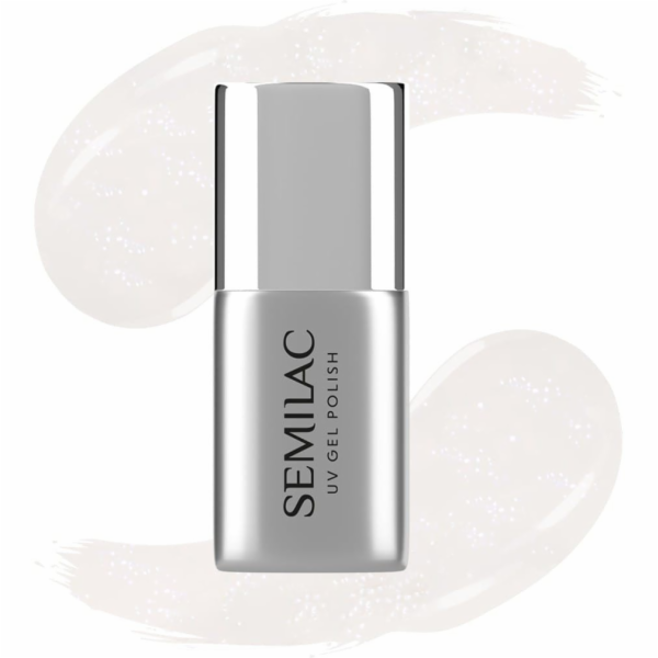 Semilac Top No Wipe Top pro hybridní laky Milky Dust 7 ml