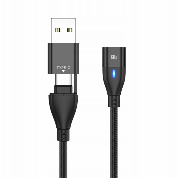 Bounn USB kabel USB-C - USB-C + microUSB + Lightning 3 m ...