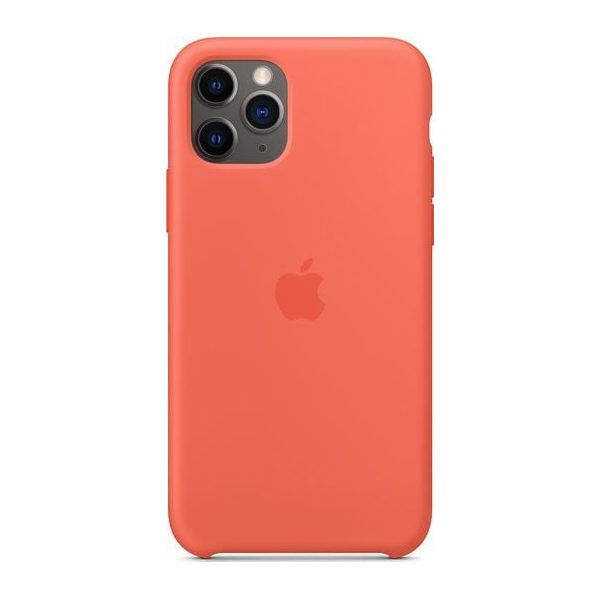 Apple Silikonový kryt pro iPhone 11 Pro Max – mandarinkov...