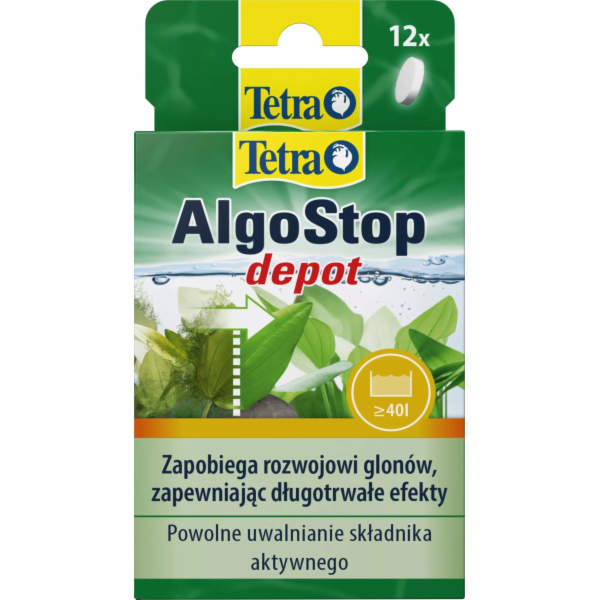 Tetra AlgoStop Depot 12 tablet, ochrana proti řasám pro s...