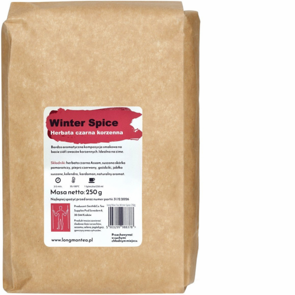 Long Man Tea - sypaný černý čaj Winter Spice 250 g
