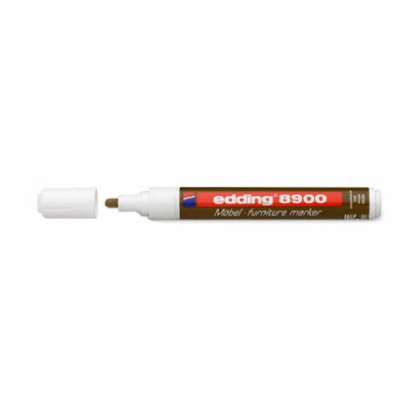 Edding 8900, 1 ks, Hnědá, Vláknitý hrot, Hnědá, Bílá, Pla...