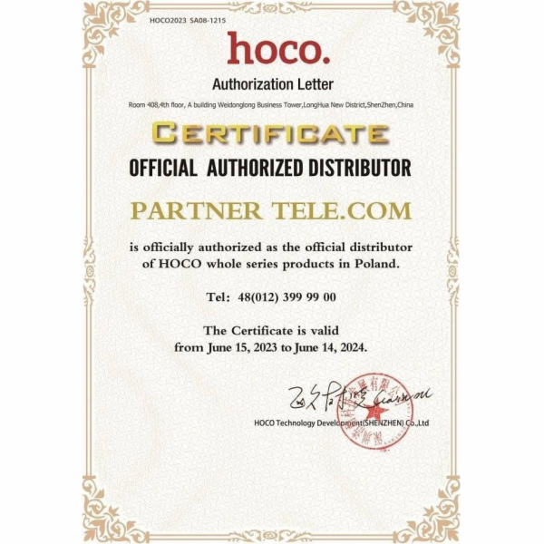 Hoco Držák do auta HOCO CA105 + bezdrátová nabíječka, černý