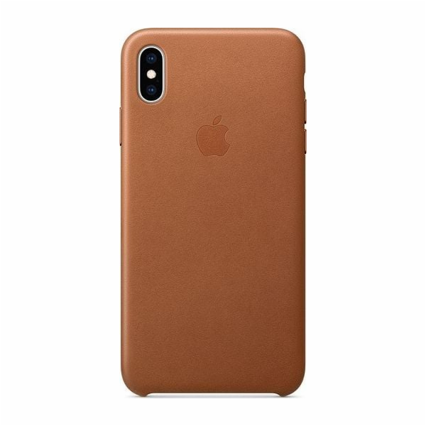 Apple Kožený kryt na iPhone XS Max hnědý