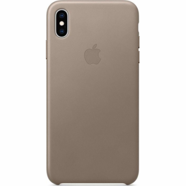 Apple Kožený kryt iPhone XS Max - světle béžový-MRWR2ZM/A