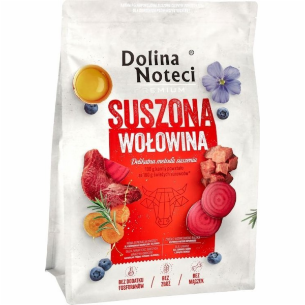 DOLINA NOTECI Premium Beef - suché krmivo pro psy - 3kg