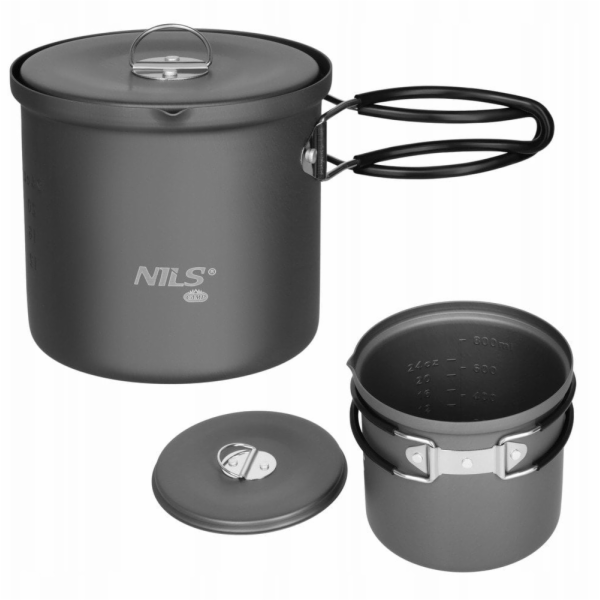 Nils Extreme NC4202 HLINÍKOVÝ TURISTICKÝ HRNEC S VÍČKEM 1...