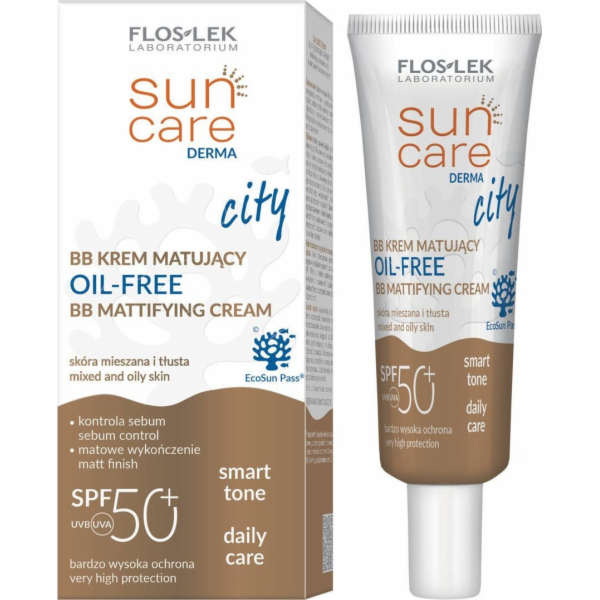 NoName FLOSLEK Sun Care Derma City Mattifying BB krém na ...