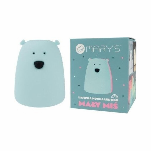 Plexido RGB LED noční lampa Medvídek malá modrá