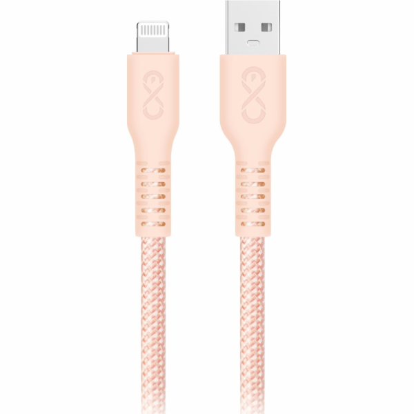 Orno USB kabel USB-A - Lightning 2 m růžový (CABEXCIMMOUA...