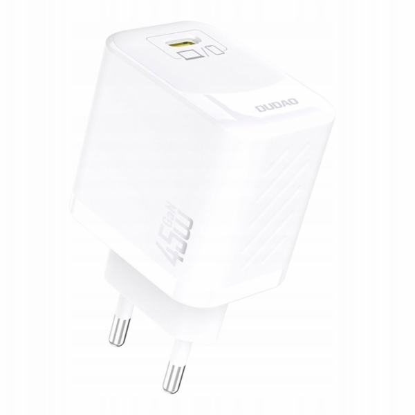 Dudao A28C 45W GaN nabíječka do zásuvky + USB-C kabel - bílá