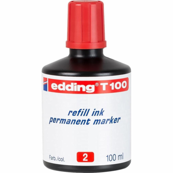 Edding Inkoust pro permanentní popisovače 100 ml červený ...