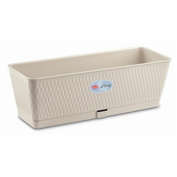 Lumarko Květináč Kaste Liberty 50x18x16cm bílý