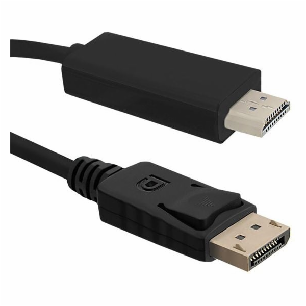 Qoltec Kabel DisplayPort - HDMI 2m černý (50441)