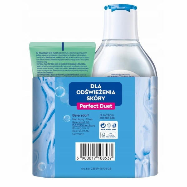 Nivea NIVEA Duopack Set Micelární voda 400 ml + Čisticí g...